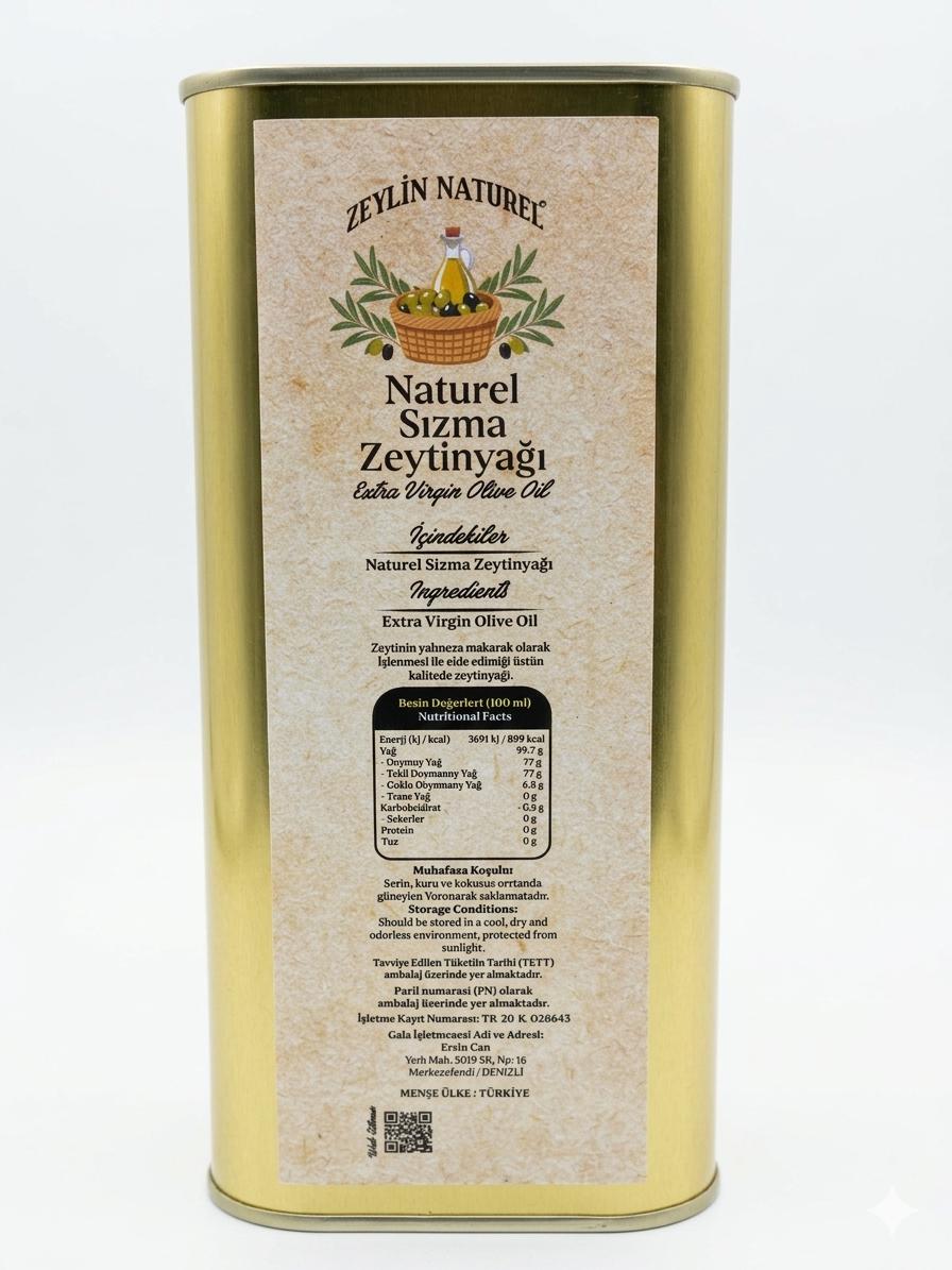 DOĞAL NATÜREL SIZMA ZEYTİNYAĞI (2 Litre) - Görsel 2