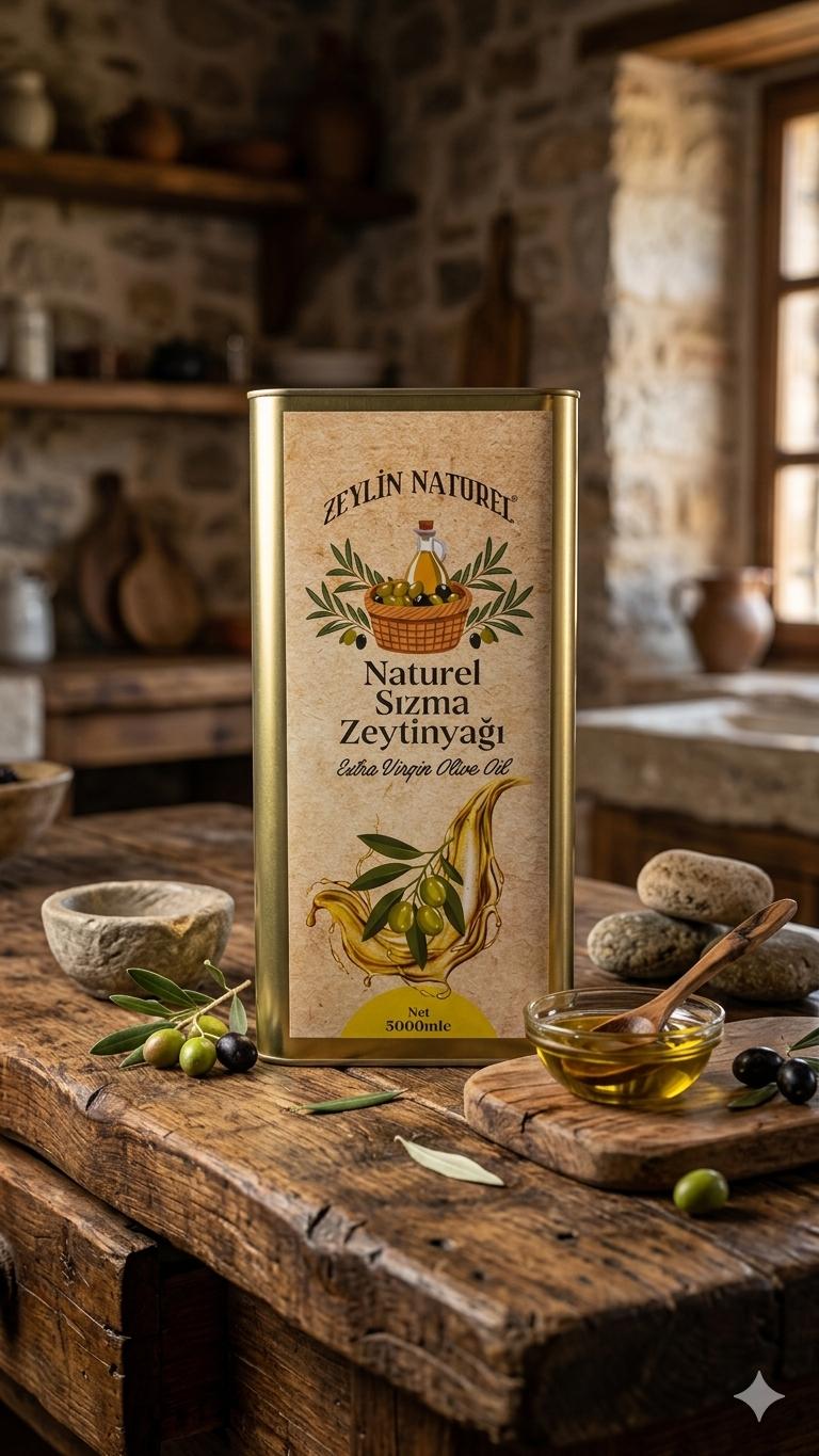 DOĞAL NATUREL SIZMA ZEYTİNYAĞI (5 Litre)