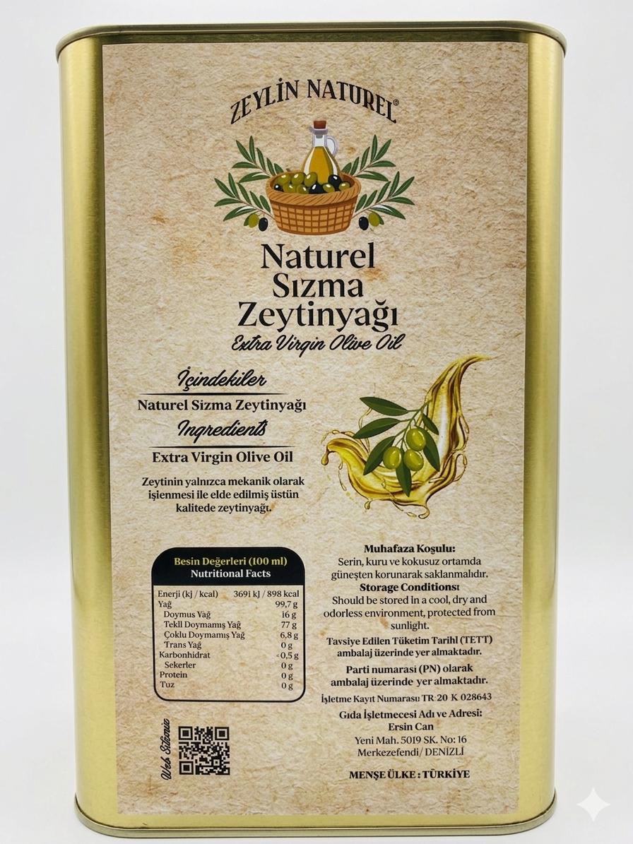 DOĞAL NATUREL SIZMA ZEYTİNYAĞI (10 Litre) - Görsel 2