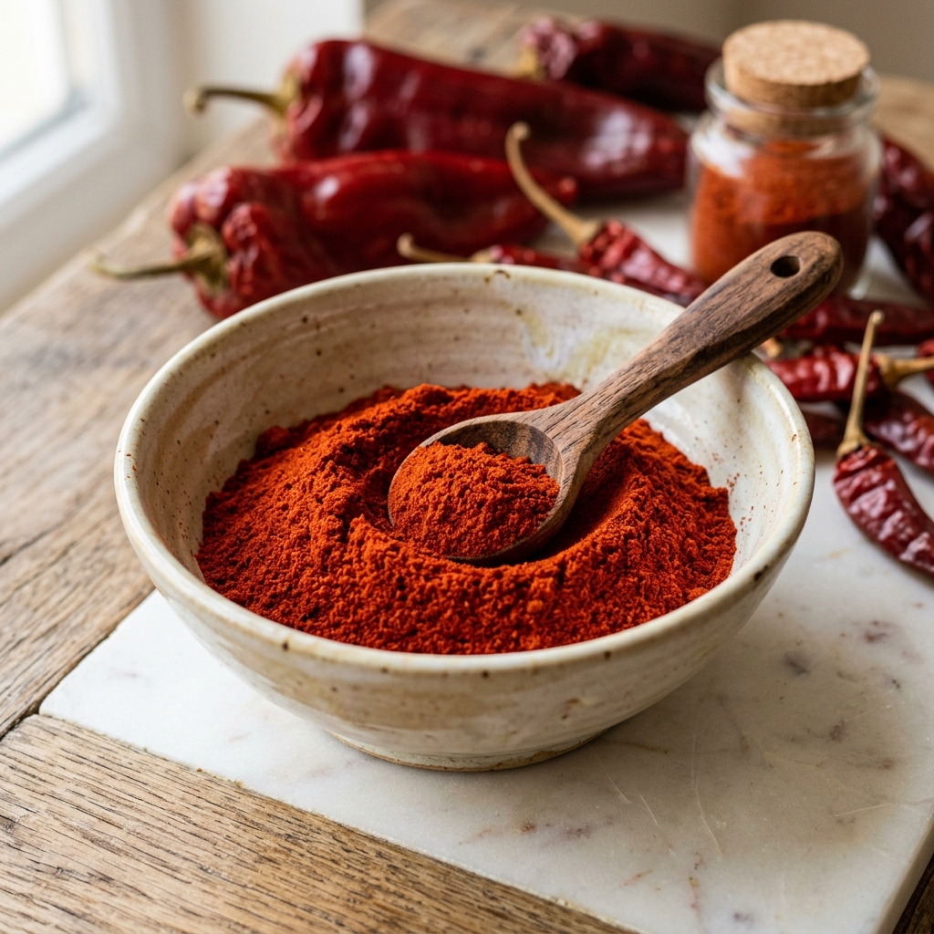 Güneşte Kurutulmuş Tatlı Kırmızı Toz Biber (150g)