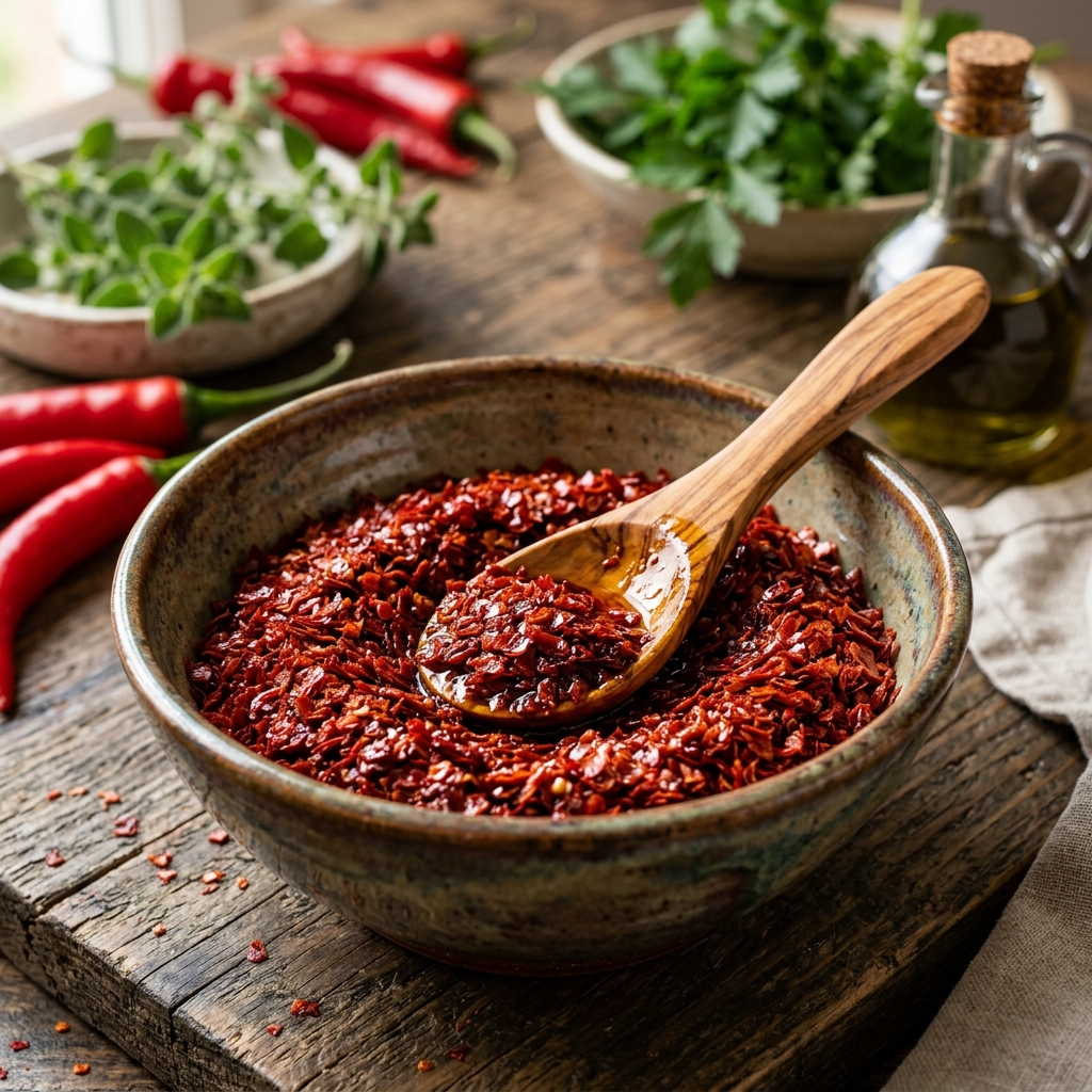 Zeytinyağlı İpek Pul Biber (Tohumsuz – 150g)